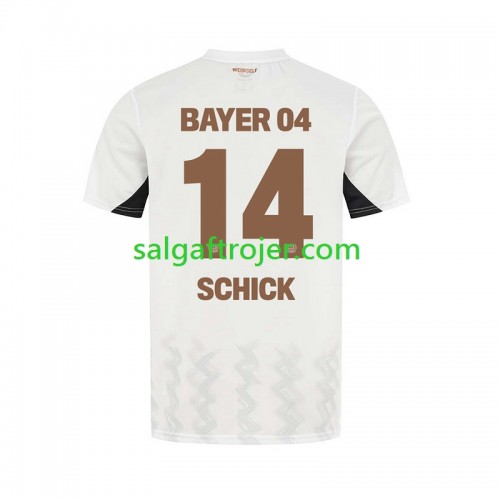 Bayer 04 Leverkusen Patrik Schick 14 Fodboldtrøjer Udebanesæt 2024/25 Kort ærmer Bayer 04 Leverkusen Patrik Schick 14 Fodboldtrøjer Udebanesæt 2024/25 Kort ærmer